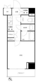 ルーブル三田 7階 間取り図