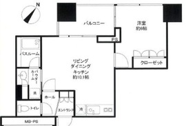 シティタワー新宿新都心 6階 間取り図