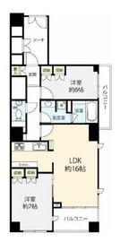 アトラス江戸川アパートメント 5階 間取り図