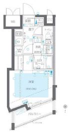 ZOOM目黒かむろ坂 5階 間取り図