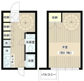 JOYCE広尾 102 間取り図