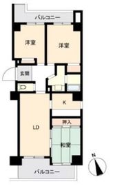 ウィルテラス南大塚 501 間取り図