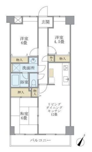 KDXレジデンス田園調布 204 間取り図