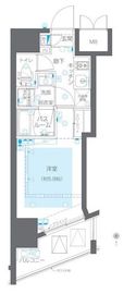 ZOOM目黒かむろ坂 2階 間取り図