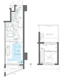 ZOOM目黒かむろ坂 7階 間取り図