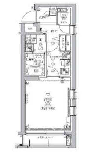 アルテシモベーネ 2階 間取り図