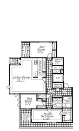 ビバリーホームズ青葉台 202 間取り図