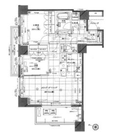 ディアナコート用賀 4階 間取り図