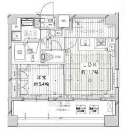 レガリス品川南大井パークサイド 11階 間取り図