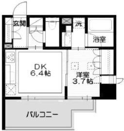 アトラス池尻レジデンス 7階 間取り図