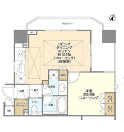 レフィール神保町 8階 間取り図