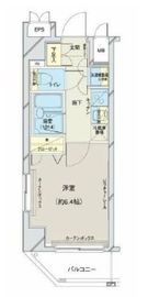 コンシェリア門前仲町 3階 間取り図