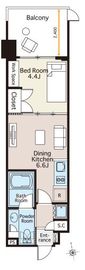 ベルファース木場 101 間取り図