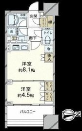 シティタワー銀座東 11階 間取り図