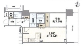 ザ・パークハウス文京江戸川橋 5階 間取り図