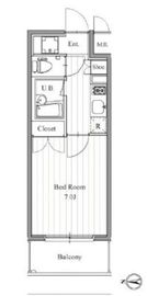 フィットエル森下 502 間取り図