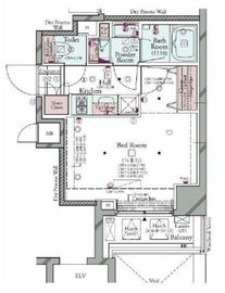 コンシェリア南麻布プラチナムスクエア 8階 間取り図