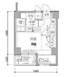 リヴシティ門前仲町 2階 間取り図