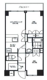 Feel A 飯田橋 2階 間取り図