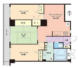 ツインタワーすみとし住吉館 11階 間取り図