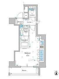 ルフォンプログレ大森西 605 間取り図
