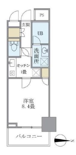 ブリリアタワー品川シーサイド 3階 間取り図