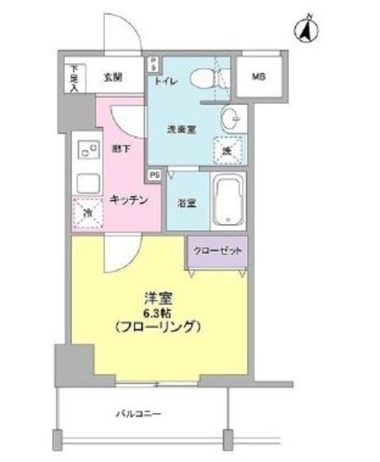 メゾン・ド・クロシェット 403 間取り図