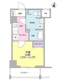 メゾン・ド・クロシェット 403 間取り図