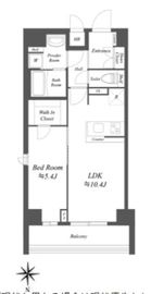 グランジット三ノ輪 401 間取り図