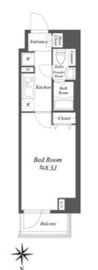 グランジット三ノ輪 303 間取り図