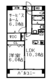プライムアーバン千駄木 102 間取り図