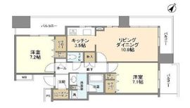 リガーレ日本橋人形町 23階 間取り図