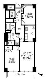 ハイネス麻布鳥居坂 4階 間取り図