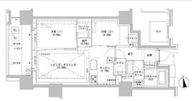 パークスフィア牛込神楽坂 503 間取り図