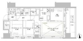 パークスフィア牛込神楽坂 905 間取り図