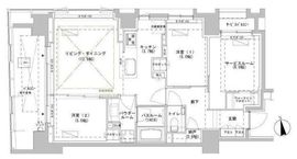 パークスフィア牛込神楽坂 1301 間取り図