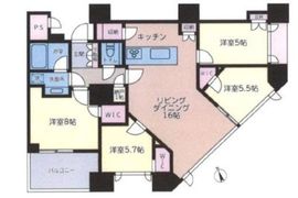 ドゥ・トゥール 42階 間取り図
