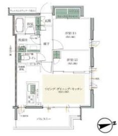 クレヴィア上野御徒町 12階 間取り図