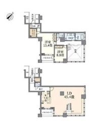 ザ・東京タワーズ ミッドタワー 42階 間取り図