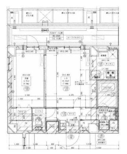 リライア大井町ヒルズ 6階 間取り図