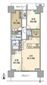 グランドメゾン品川シーサイドの杜 13階 間取り図