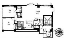 六本木コート 4A 間取り図