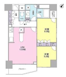 LaSante五反田 1009 間取り図