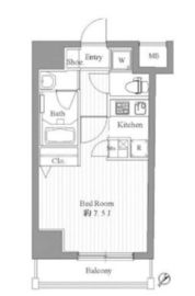 晴海テラス 502 間取り図
