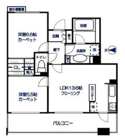 代々木山手パークハウス 9階 間取り図