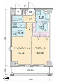 プロッシモ新宿 204 間取り図