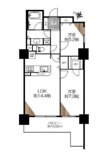 TOKYOシティトリエ 5階 間取り図