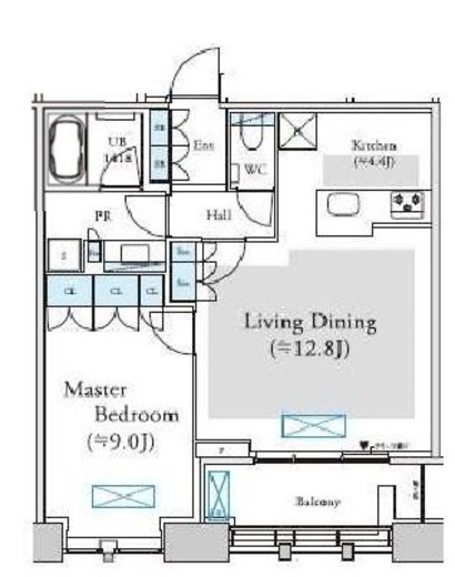 Dマークス西新宿タワー 23階 間取り図