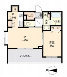 カッシア新高円寺 201 間取り図