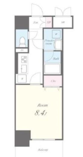VOLGA BLDG アドグリシーヌ竜泉 302 間取り図